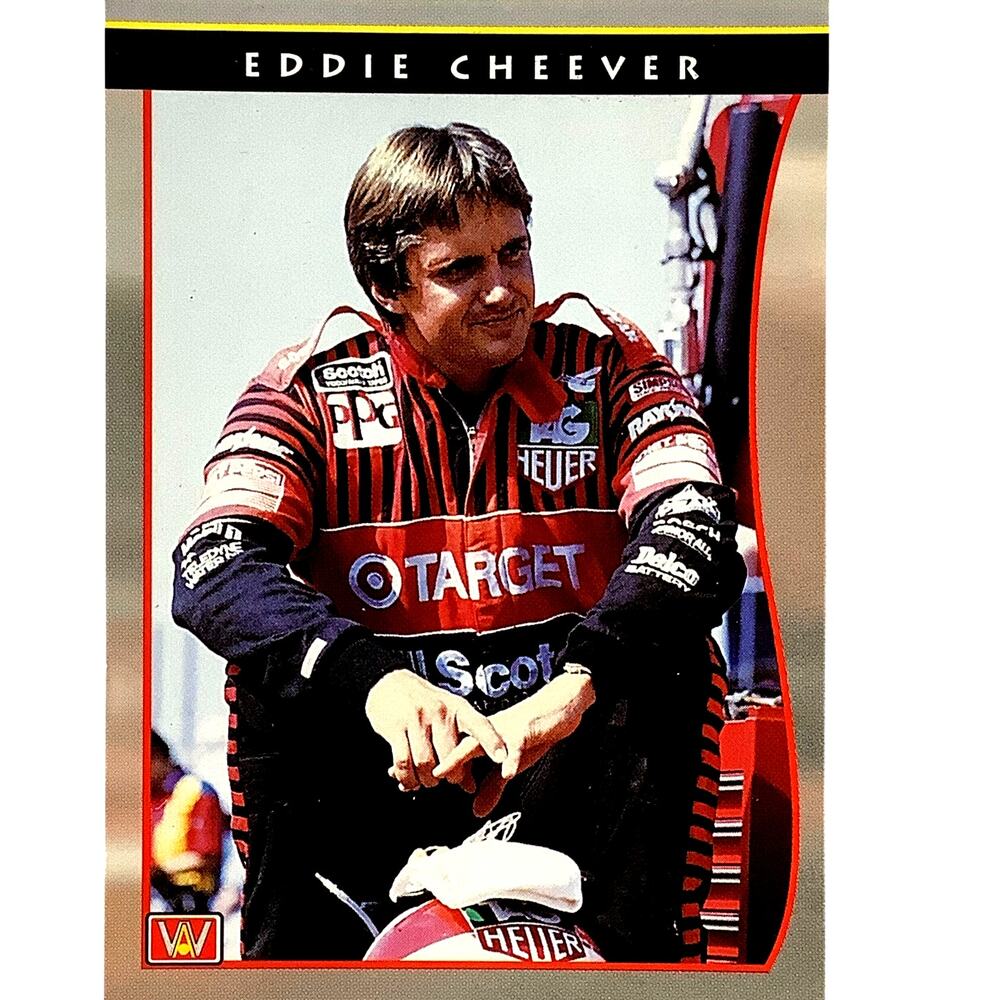 Indy Driver- Eddie Cheever, Target #8, 1992 Indy Car World Series, Card #9, NM